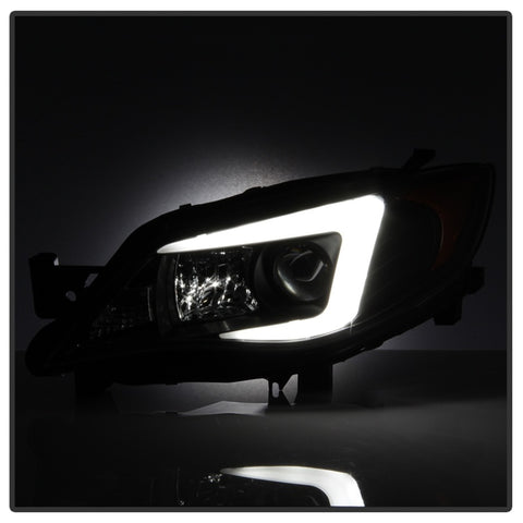 Spyder Subaru WRX 08-09 Projector Headlights - HID Model Only - Black PRO-YD-SWRX08-HID-LBDRL-BK - 5083937