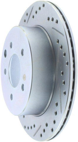 StopTech Select Sport Nissan Slotted and Drilled Right Rear Rotor - 227.42077R