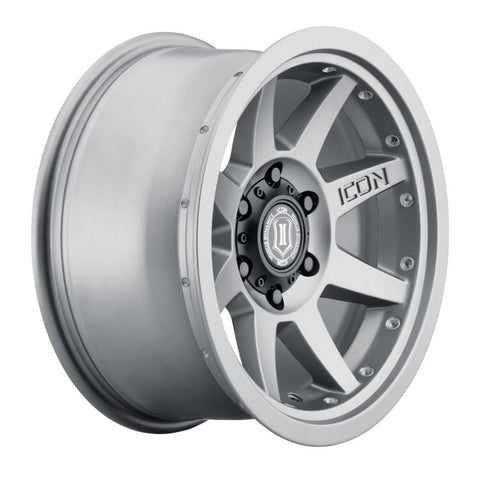 ICON Rebound Pro 17x8.5 5x4.5 0mm Offset 4.75in BS 71.5mm Bore Titanium Wheel - 21817856547TT