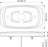 Hella L/Bar Mini 16In Led (Mv Fxd Amber) - 014565111