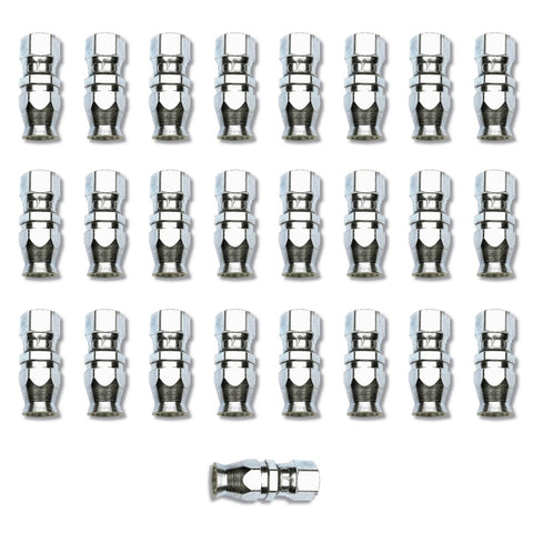 Russell Performance -6 AN Endura Pwerflex Power Steering Straight Hose Ends (25 pcs.) - 620409