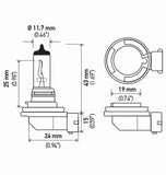 Hella Bulb H11 12V 55W Pgj192 T4 Sb - H11SB