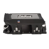 Edelbrock Manifold EFI Pro-Flo XT BB Chevy Rect Port Heads Black Powder Coated - 71363