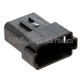 NAMZ Deutsch DT Series 12-Wire Receptacle & Wedgelock - Black (HD 72109-94BK) - DR-12B