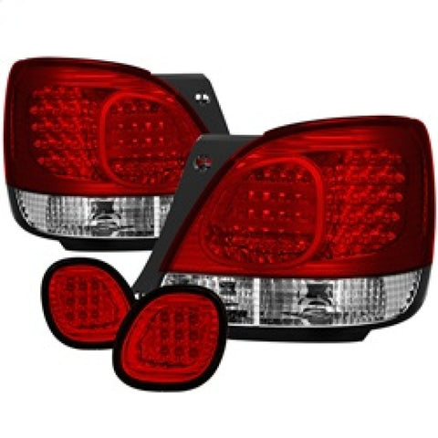 Spyder Lexus GS 300/400 98-05 LED Tail Lights Red Clear ALT-YD-LGS98-LED-RC - 5005731