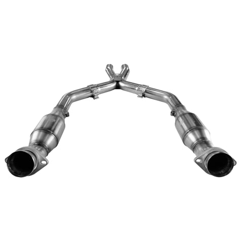 Kooks 05-10 Ford Mustang GT 4.6L 3V Auto/Manual 2 1/2in x 2 1/2in OEM Cat X Pipe Kooks HDR Req - 11313200