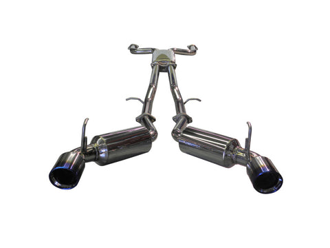 Injen 09-20 Nissan 370Z Dual 60mm SS Cat-Back Exhaust w/ Built In Resonated X-Pipe - SES1989TT