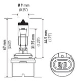 Hella Bulb 880 12V 32W Xen Wht Xb (2) - H71071212