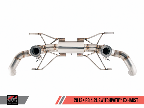 AWE Tuning Audi R8 4.2L Coupe SwitchPath Exhaust (2014+) - 3025-31022