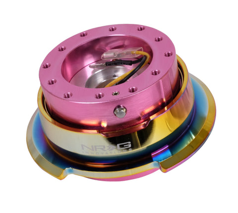 NRG Quick Release Gen 2.8 - Pink Body / Neochrome Ring - SRK-280PK-MC