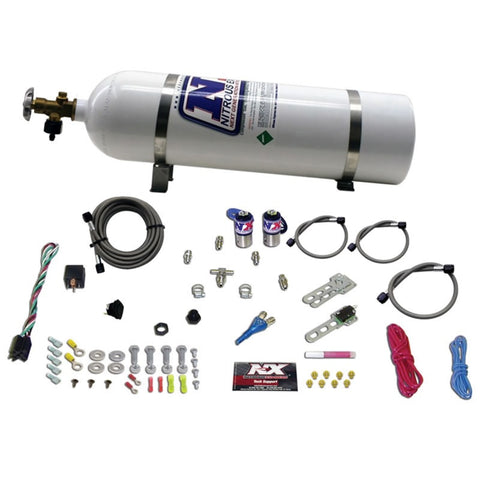 Nitrous Express Sub C Nitrous Kit (25-35-50HP) w/15lb Bottle - 20916-15