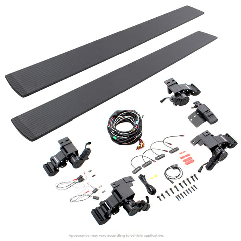 Go Rhino 14-23 Toyota 4Runner 4dr E-BOARD E1 Electric Running Board Kit (No Drill) - Tex. Blk - 20442568PC