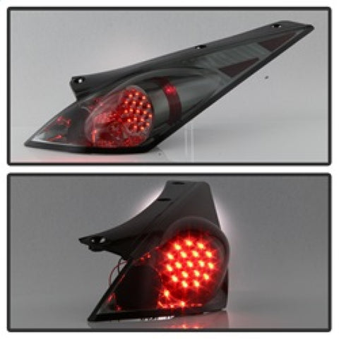 Spyder Nissan 350Z 03-05 LED Tail Lights Smoke ALT-YD-N350Z02-LED-SM - 5022530