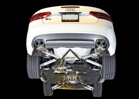 AWE Tuning Audi B8 / B8.5 S5 Cabrio Touring Edition Exhaust - Non-Resonated - Chrome Silver Tips - 3415-42034