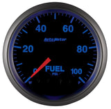 Autometer Elite 52mm 0-100 PSI Fuel Pressure Peak & Warn w/ Electronic Control Gauge - 5671