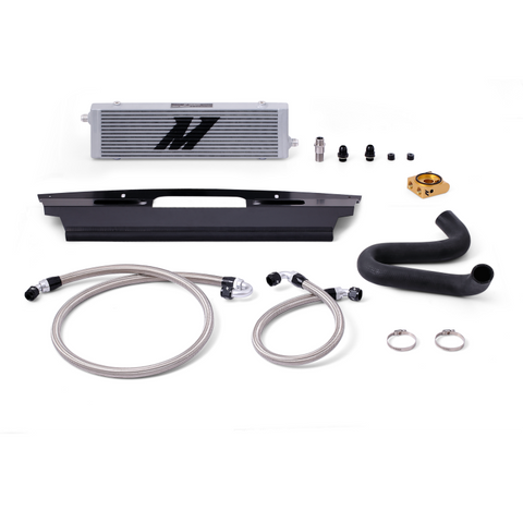 Mishimoto 2015+ Ford Mustang GT Thermostatic Oil Cooler Kit - Silver - MMOC-MUS8-15T