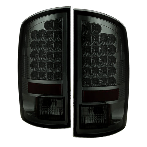 Spyder Dodge Ram 02-06 1500/Ram 2500/3500 03-06 LED Style Tail Lights Smoke ALT-YD-DRAM02-LED-SM - 5002594