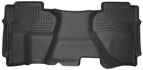 Husky Liners 07-13 Chevrolet Silverado 1500 Ext Cab WeatherBeater Black 2nd Seat Floor Liners - 19191