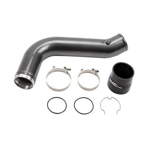 Wehrli 17-19 Chevrolet 6.6L L5P Duramax Passenger Side 3.5in Intercooler Pipe - Candy Blue - WCF100530-CB