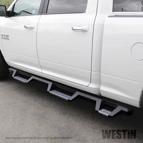 Westin 19-23 1500 Classic CC / 10-23 2500/3500 CC 6.5ft. HDX SS Drop W2W Nerf Step Bars - Tex. Blk - 56-5343252