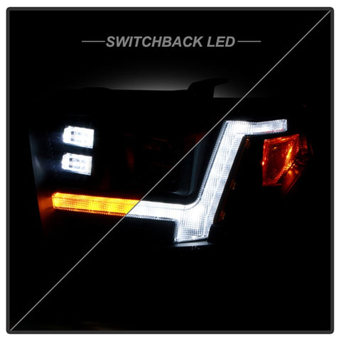 Spyder Signature 14-21 Toyota Tundra SR/SR5 Projector Headlights - Black (PRO-YD-TTU14V2SI-SBSEQ-BK) - 5088802