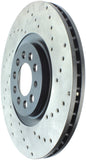 StopTech 00-06 Audi TT Left Front Drilled Rotor - 128.33062L