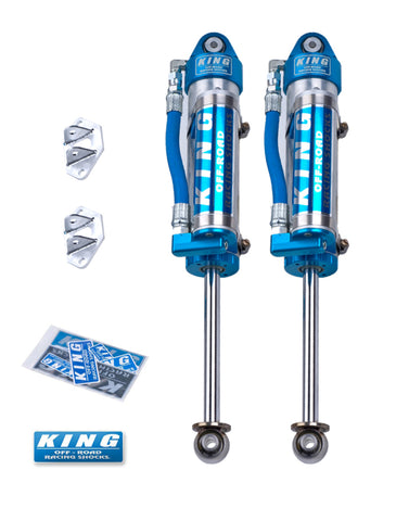 King Shocks 97-06 Jeep Wrangler TJ Rear 2.5 Dia Piggy Hose Reservoir Shock 3-5in Lift (Pair) - 25001-177