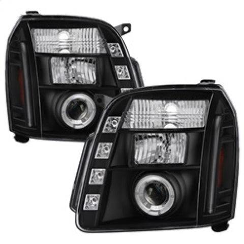 Spyder GMC Yukon 07-14/GMC Yukon Denali 07-14Projector Headlights LED Halo LED Blk PRO-YD-GY07-HL-BK - 5029331