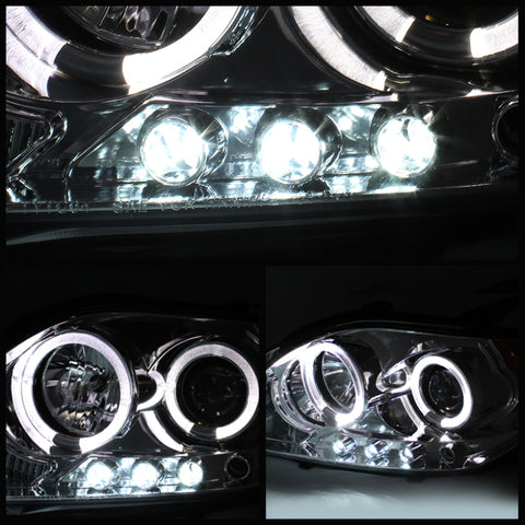 Spyder Scion TC 08-10 Projector Headlights LED Halo -Replaceable LEDs Smke PRO-YD-TTC08-HL-SM - 5073327