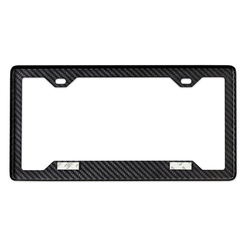 Mishimoto Carbon Fiber License Plate Frame - Gloss - MMPROMO-FRAME-CF-G