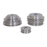 BBK 85-97 GM Truck 305 350 Underdrive Pulley Kit - Lightweight CNC Billet Aluminum (3pc) - 1598