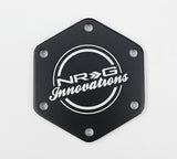 NRG Carbon Fiber Horn Delete Button Circular Logo Front/ Back - STR-640CF