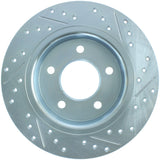 StopTech Select Sport 09-13 Mazda 3 Slotted & Drilled Right Rear Brake Rotor - 227.45067R