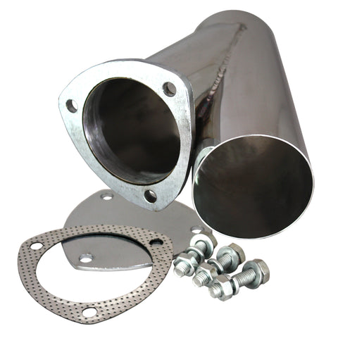 QTP 3.5in Weld-On QTEC Exhaust Cutout Y-Pipe - 10350