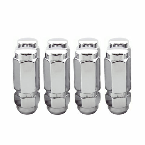 McGard Hex Lug Nut (Cone Seat / Duplex) 1/2-20 / 7/8 Hex / 2.5in. Length (8-Pack) - Chrome - 64805