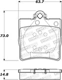 StopTech Street Brake Pads - 308.07790