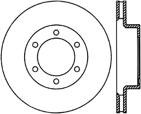 StopTech Front Right Cryo Slotted Sport Brake Rotor 03-09 Toyota 4Runner - 126.44127CSR