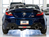 AWE Subaru BRZ/ Toyota GR86/ Toyota 86 Touring Edition Cat-Back Exhaust- Chrome Silver Tips - 3015-32486
