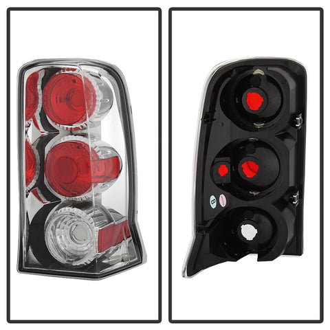 Spyder Cadillac Escalade SUV (Not EXT)02-06 Euro Style Tail Lights Chrome ALT-YD-CE02-C - 5001603