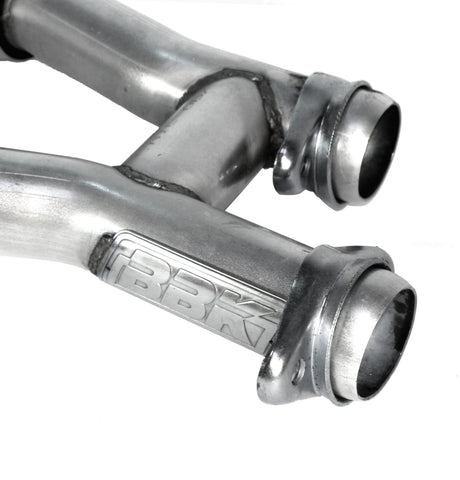 BBK 79-93 Mustang 5.0 Short Mid H Pipe With Catalytic Converters 2-1/2 For BBK Long Tube Headers - 1509