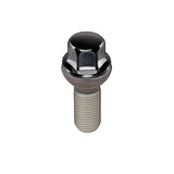 McGard Hex Lug Bolt (Radius Seat) M14X1.5 / 17mm Hex / 27.5mm Shank Length (Box of 50) - Black - 69874BK