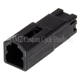 NAMZ AMP 040 Series 2-Position Male Wire Cap Housing Connector (HD 72902-01BK) - NA-174057-2