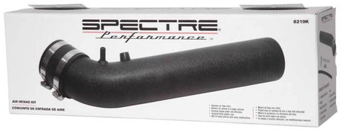 Spectre Universal Intake Tube Kit 3in. - Aluminum - Black - 8219K