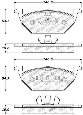 StopTech Performance Brake Pads - 309.07680