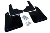 Rally Armor 93-01 Subaru Impreza RS Black UR Mud Flap w/ Blue Logo - MF2-UR-BLK/BL