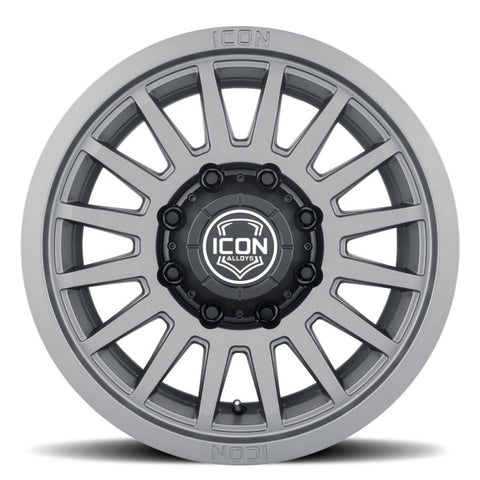 ICON Recon SLX 18x9 8x170 BP 6mm Offset 5.25in BS 125mm Hub Bore Charcoal Wheel - 3618908152CH