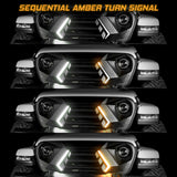 XK Glow JK Wrangler XKCHROME LED Grill Kit - XK-GRILL-JK1