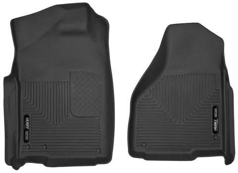 Husky Liners 09-14 Dodge Ram/Ram Quad Cab X-Act Contour Black Front Floor Liners - 53521