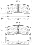 StopTech Sport Brake Pads w/Shims and Hardware - Front - 309.06980