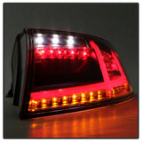 Spyder Audi TT 07-12 LED Tail Lights Black ALT-YD-ATT07-LED-BK - 5081674